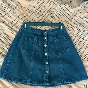 Denim black skirt Urban outfitters